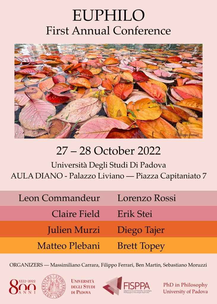 First Euphilo Annual Conference poster